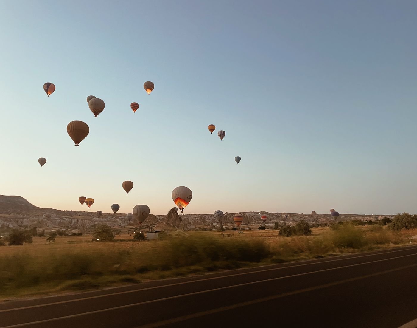 Balões de ar quente na Capadócia, Turquia
